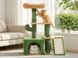 i.Pet Cat Tree Tower 101cm Scratching Post Furniture Scratcher House Green PET-CAT-M101-GN