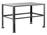 Welding Table 36" x 24", 800LBS Capacity Welding Workbench Table, Heavy-Duty Work Bench with 0.63" V952-GDXHZ800LB36HJ2L5V0