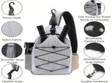 Features a dedicated paddle sleeve and a spacious main storage compartment for clothes, shoes, or V1232-PKGB002