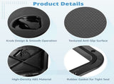 Marine Deck Access Hatch, 14.8" x 10.6" Rectangle Boat Hatch Lid with Anti-Slip Surface, Flush V1369-AZ3-W-08718