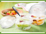 25Pcs Clear Dessert,QZS Plastic Containers with Lids for Ice Cream,8oz Disposable Clear Plastic V1189-WXFWAL-20260319-00132