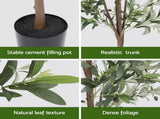 Artiss 210cm Artificial Olive Tree Faux Trees Indoor Decor Artificial Plants Lifelike Plant 2.1M AP-TREE-OLIVE-210