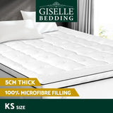 Giselle Bedding Mattress Topper Pillowtop - King Single TOPPER-MF-KS