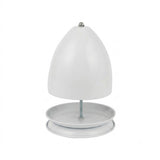 Iron Candle Warmer Lamp with Elegant Egg-Shaped Shade, Safe Flameless Scent Melting for Cozy V1341-ZY-CL9PZAWH-WHITE