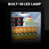 Kolner 130L Mini Bar Fridge Wine Drinks Glass Door Beverage Cooler Refrigerator FDG-YGE-BC-130L