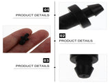 SWETRACE Drip Irrigation Tube Hole Plugs Black Plastic 150Pcs 0.79X0.39X0.39in V1189-LWWAL-20260327-03542