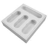 Food Storage Bag Container Bamboo Polished Finish Drawer Design Food Bag Storage Box for Kitchen V1294-YM0523-3118220069212