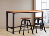 Levede 3pcs Bar Table Barstools Industrial BR1016-S-BR1001-2