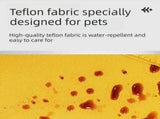 Blue M size Portable Foldable Pet Bed Mat Waterproof Travel Dog Bed and Cat Cushion with Carry V888-ELOSUNG53287