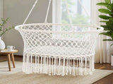 Gardeon Hammock Chair Cotton Swing Chair Outdoor Indoor Cream HM-CHAIR-BABY-CREAM