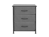 Artiss Chest of 3 Drawers Storage Dresser Tallboy Grey DIY-CDR-3D-GY