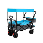 Lambu Camping Cart Garden Trolley 150KG Load Blue UM1249-BL