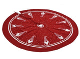 Christmas Tree Skirt Soft Reusable Christmas Tree Carpet Mat Christmas Tree Bottom Decoration V1294-YM0523-3115210223711