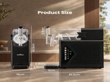 NORDA Slushie Machine 2.2L Frozen Drink Maker Ice Cream Maker Foldable Control Panel Black TD-SLS-20S-2P5-BK
