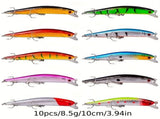 Proberos 20-piece fishing tackle set hard bait set, suitable for striped bass and bass scoop V1102-HEYJ-008
