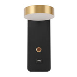 LED Bedside Wall Lamp 3 Color Temperature Rotatable Adjustable Metal Reading Light with USB Charging V1294-YM0901-3119240119711