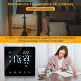 Smart Thermostat Temperature Controller for Electric Heating LCD Display Touch Screen Weekly V1237-ZY-715-182