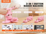 Button Maker, 1/1.25/2.28 inch 3-IN-1 Pin Maker, 300pcs Button Parts, Button Maker V952-SLKXZJ253258RAQREV0