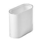 Slim Trash Can PET Wastebasket Double Layer Small Open Top Garbage Container Bin with Transparent V1294-YM0901-3117240055511