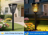 Solar-Powered Decorative Garden Light with RGB Color Modes and Warm White Option, Weatherproof V1341-ZY-J237FE5G-3PCS-RGBLIGHTWARMWHITELIGHT