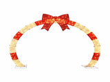 Jingle Jollys 2.5m Christmas Archway Pre-Lit Warm White LED Outdoor Garden Decoration XMAS-MOT-ARCH-RD