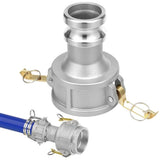DA Type Camlock Quick Coupler, Wide Working Temperature and Multi Medium Compatibility, Tool Free V1366-AZ2-W-15511