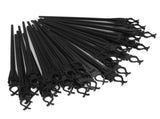 50pcs Christmas Light Yard Stakes Universal 9inch Tall Ground Lights Stakes for C7 C9 Holiday Lights V1294-YM0901-3111240055612