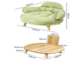 Pawz Elevated Pet Dog Cat Sofa Bed Couch XL Size Green PT1252-XL-GN