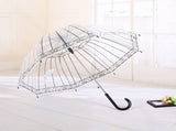 Clear Bubble Umbrella for and Women,Clear Kids Umbrella Dome Shape, Auto Open Transparent Rain V1370-AZ4-05499
