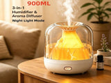 & Essential Oil Diffuser with Night Light, USB Powered Quiet Cool Mist V1293-9365093570450