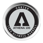 CORTEX ATHENA100 200cm 15kg Womens' Olympic Barbell With Lockjaw Collars V420-CXBB-ATNA100-LC