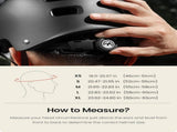 OutdoorMaster Skateboard Cycling Helmet - Two Removable Liners Ventilation Multi-Sport Scooter XFOM-OMK-BLK-M
