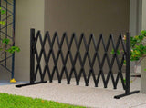 Garden Security Fence Gate Expandable Black BD1012-BK