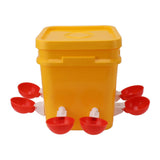 Automatic Chicken Waterer Cup with 12L Handheld Barrel Poultry Drinking Equipemnt for Goose Duck V1294-YM0706-3111230182712