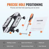 Door Hinge Jig, Aluminum Alloy Woodworking Opener, Slotting Locator, Flexible Wooden Door Hinge V952-JLDWKKQTSJLKNLYWYV0