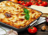 Non Stick Lasagne Pan with Handles, Deep Rectangular Oven Roasting Dish for Cakes, Brownies, Lasagne V1189-LC-AMZ-00083
