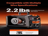 MIG Welder 130Amp Gasless Flux Core Mig Welding Machine with IGBT Inverter V952-MIGYXHJ1H11326PJNV3