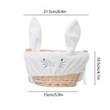 Storage Easter Carrying Hand Woven For Picnic Snacks And Candy Eggs Storage Bag Gift V1370-AZ4-12336