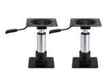 Seamanship Boat Seat Pedestal 3446cm Adjustable Gas Lift 360 Degrees Swivel 2 Pack BS-PED-GL-3446-BKX2