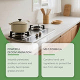 Multipurpose Heavy Duty Degreaser Spray, Kitchen Grease Cleaner Foam, All Purpose Oil Remover for V1369-AZ3-W-08067