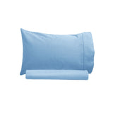 Artex 250TC 100% Cotton Sheet Set Single Sky V442-ATX-SHEETS-COTTON250TC-SKY-SB