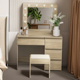 Levede Dressing Table Stool Set Makeup Mirror Led VM1014-OA