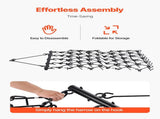 Drag Harrow, 1.2x1.2 m Durable Chain Harrow with 69 Sharp Teeth, Suitable ATV UTV Tractor, Ideal V952-LP44FTDPK0002OK0ZV0