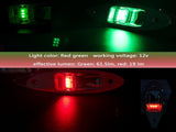 12V Boat LED Navigation Marine Boat Waterproof Navigation Side Bow Teardrop V1370-AZ4-06681