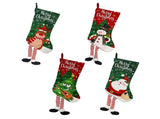 4pcs Xmas Socks Comfortable Cute Cartoon Elk Old Man Xmas Tree Snowmanative Socks for Xmas V1294-YM0901-240702FB05-1