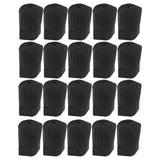 20-Pack Black Disposable Cooking Hats, Material for Chefs, Bakers, Kitchen and Food Service Use V1370-AZ4-20630