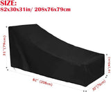 Waterproof Chaise Lounge Cover, 208 x 76 x 79 cm V1237-ZY-908-193