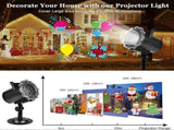 Christmas LED Projector Lamp, 16 Patterns Snowflake Outdoor Decorative Light V1263-JX-4575