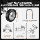 VEVOR Sliding Gate Kit 6” Sliding Rollers for Connect Tracks Max.600LBS V952-HLHMWJTJJLS0FDMU6V0