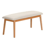 Artiss Dining Bench Upholstery Seat Wooden Chair 106cm UPHO-C-DIN-01-FA-BG